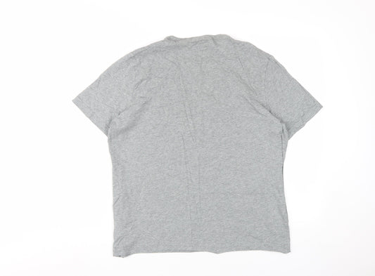 Mens UK Size M PUMA Grey Cotton Blend T-Shirt