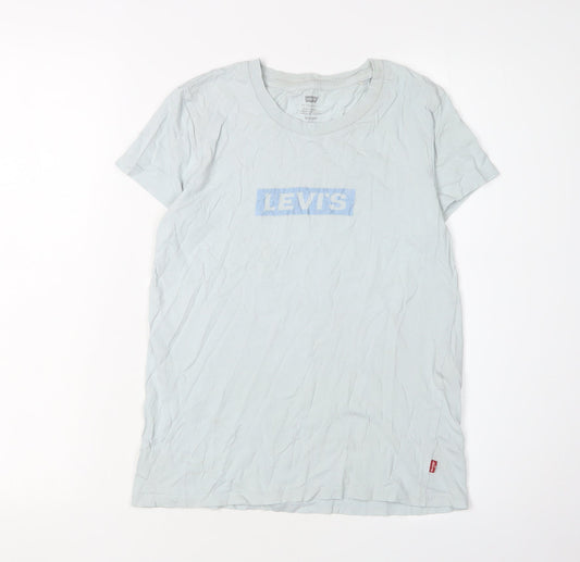 Levi's Women's White XS Jersey Crew Neck T-Shirt