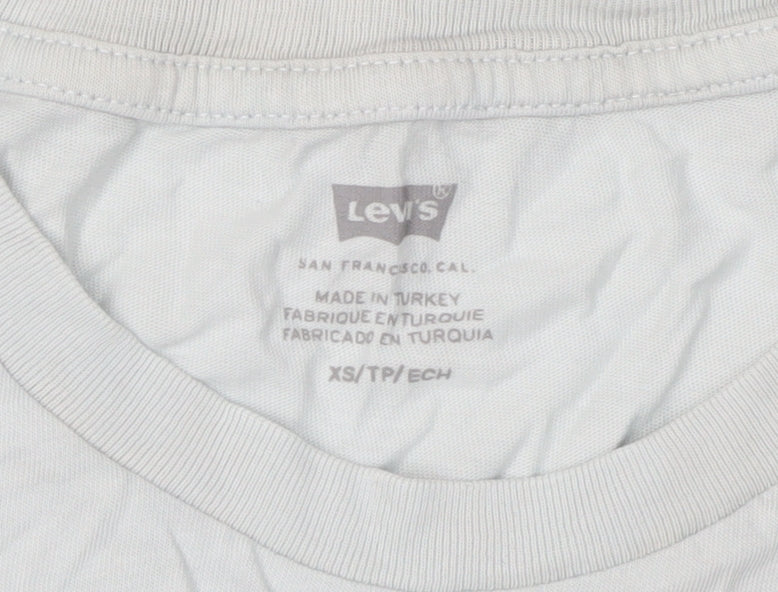 Levi's Women's White XS Jersey Crew Neck T-Shirt
