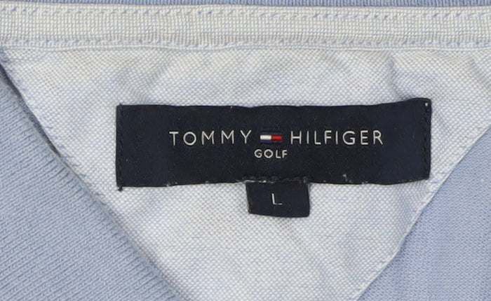 Tommy Hilfiger Men's Blue Polo Size L Regular Fit