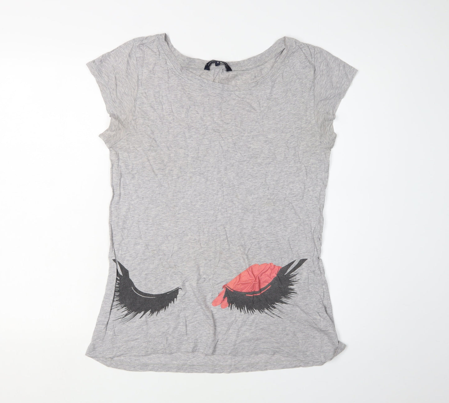 French Connection Women’s Grey Short Sleeve T-Shirt S
