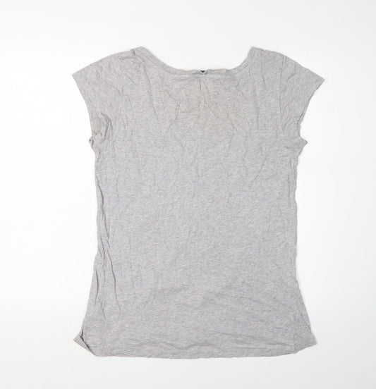 French Connection Women’s Grey Short Sleeve T-Shirt S