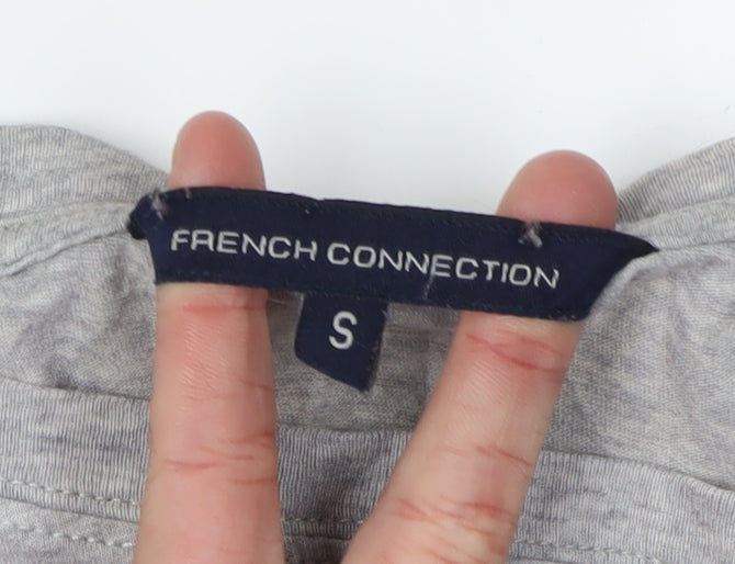 French Connection Women’s Grey Short Sleeve T-Shirt S