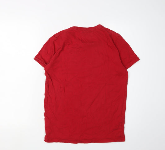 Hollister Red Men's XS Graphic T-Shirt