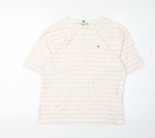 Tommy Hilfiger Unisex Multicoloured Striped T-Shirt M