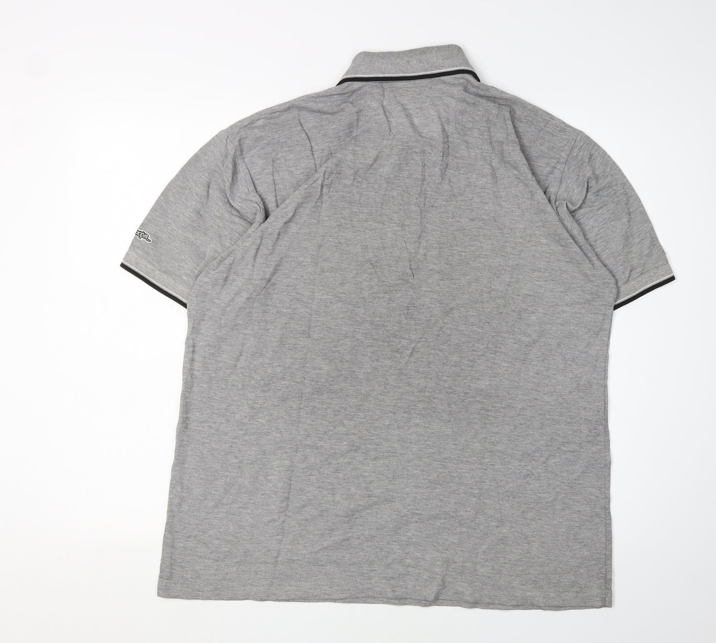 Lee Cooper Men's Grey M Polo Shirt, Casual Style