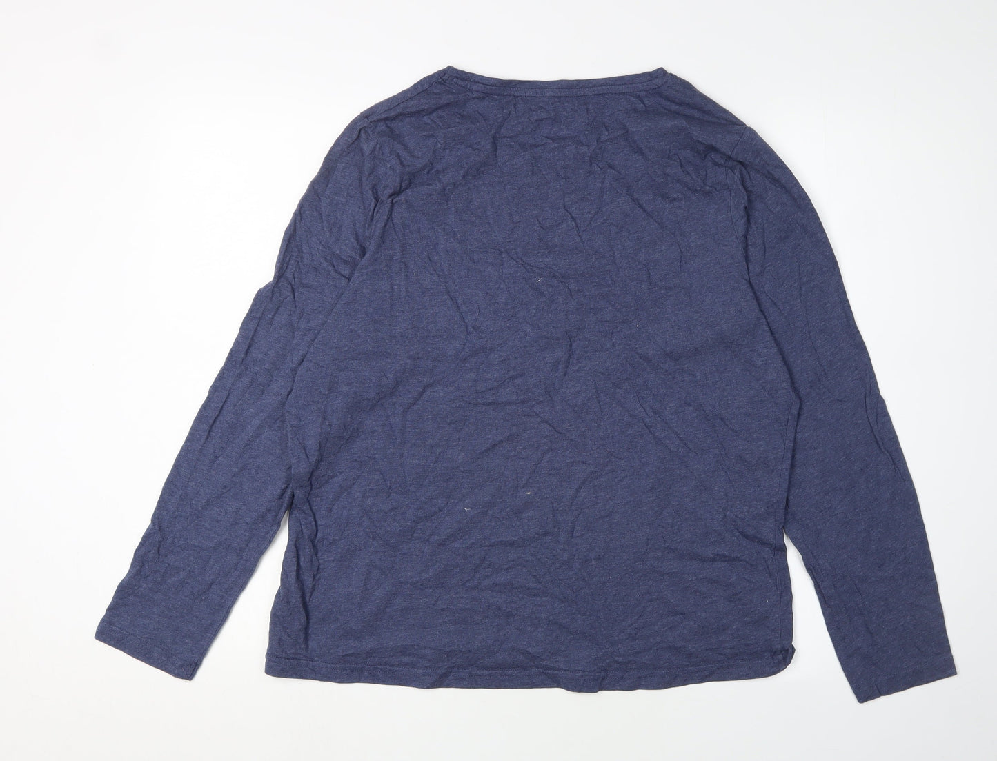 Disney Women's Blue Long Sleeve T-Shirt, Size L