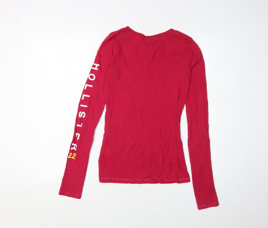 Hollister Women's Red XS Long Sleeve T-Shirt