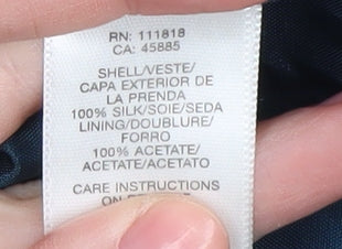 Michael Kors Women's Blue Paisley Silk Sheath Dress Size 8