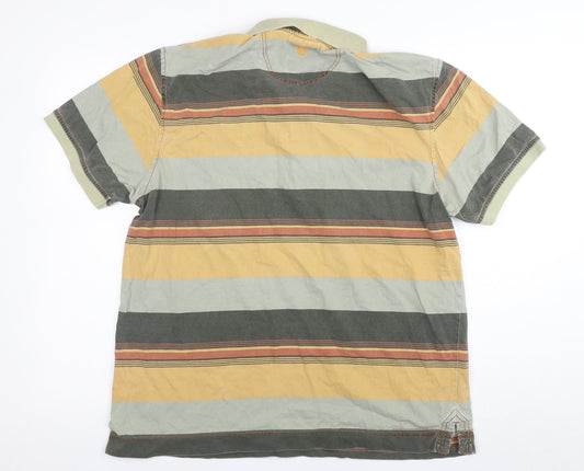 Fat Face Men's Multicoloured Striped Polo L