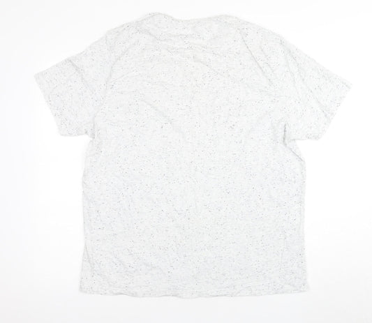 Easy Crafted Men's White 2XL Crew Neck T-Shirt