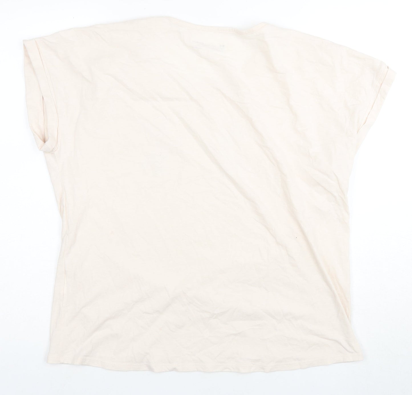 Under Armour Women's Beige T-Shirt M, Casual, Relaxed