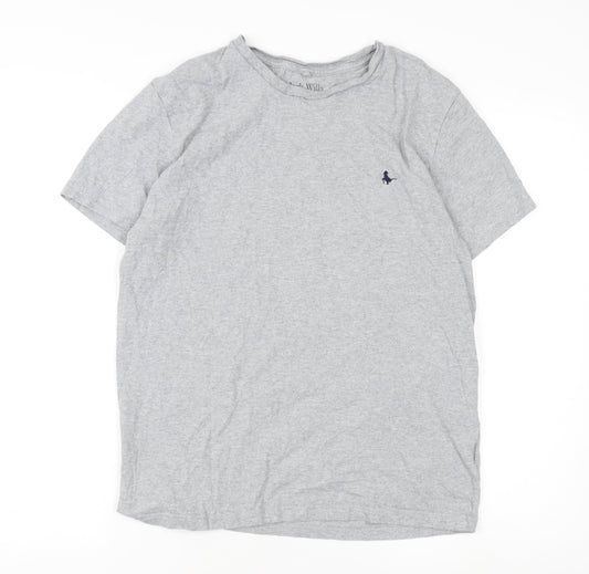 Jack Wills Men's Grey Medium Classic Cotton T-Shirt