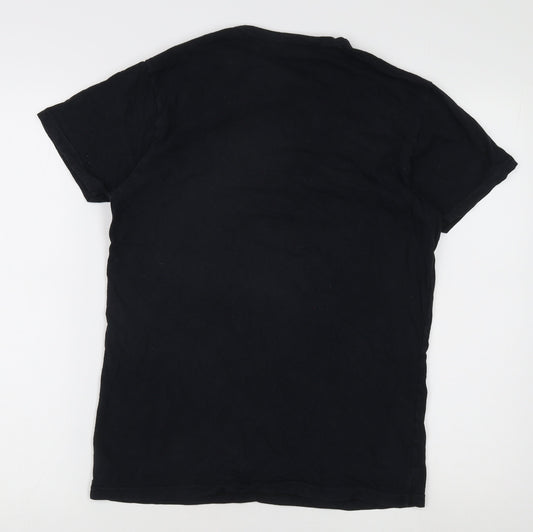 Emporio Armani Men's Black M T-Shirt Regular Fit