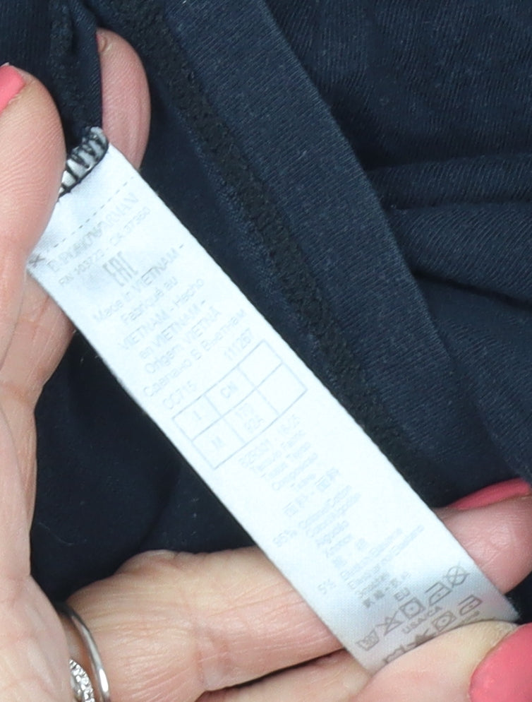 Emporio Armani Men's Black M T-Shirt Regular Fit