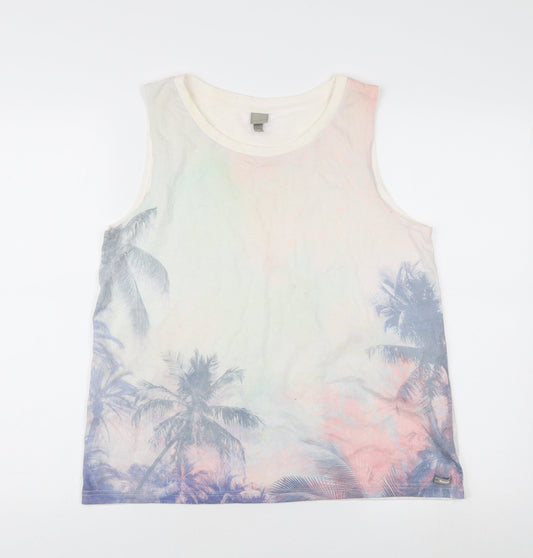 Bench Womens Multicoloured Tank, Floral Beach Pattern Size 10,