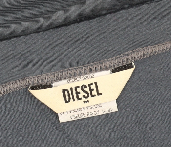 Diesel Womens Blue Slip Dress, Medium, Summer Casual Wear