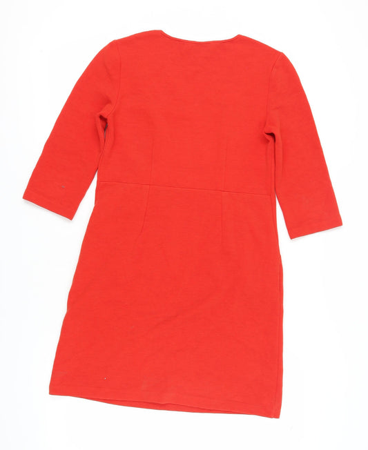 Boden Women's Red Sheath Dress Size 10 Petite