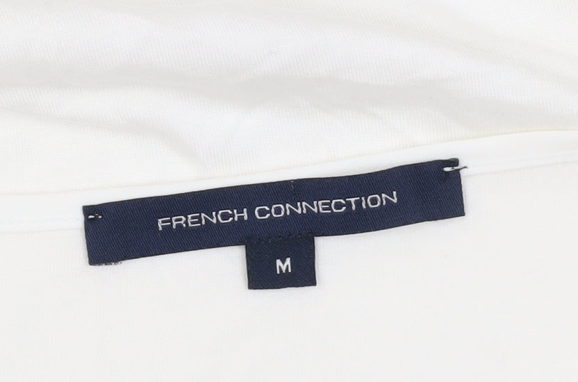 French Connection Women's White Tank Top M