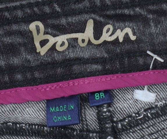 Boden Women's Grey Denim Knee Length Skirt - Size 10