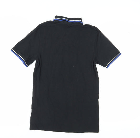Men's Fanatics Black Polo Shirt, Size S
