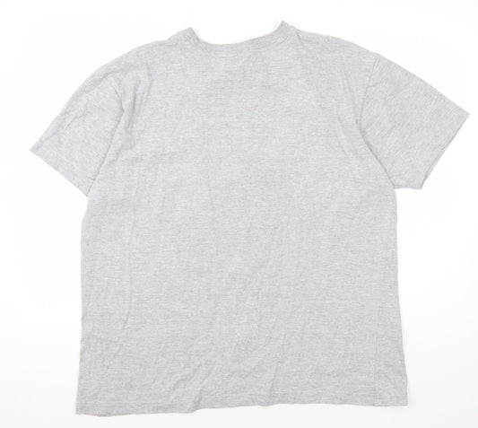 The Needles Men’s Grey XL Patriotic Graphic T-Shirt
