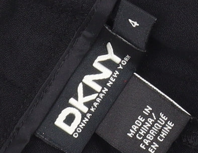 DKNY Women's Black Trousers Size 4
