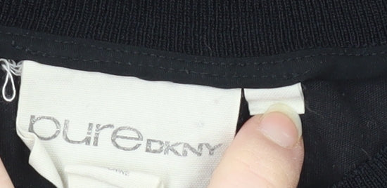 DKNY Women's Black Sleeveless Blouse, Relaxed Fit