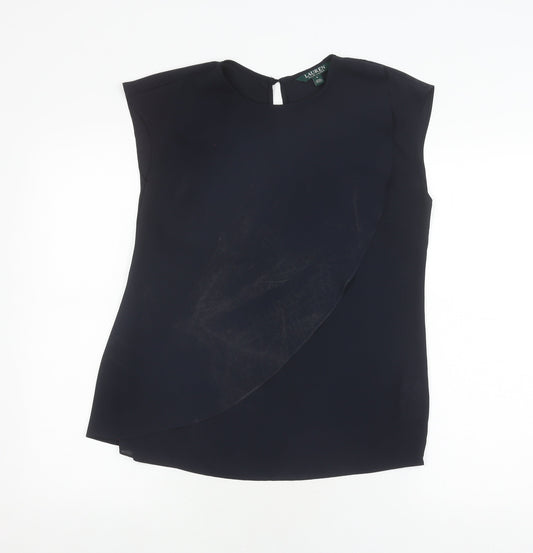 Lauren Ralph Lauren Black Sleeveless Women's Top, Size S