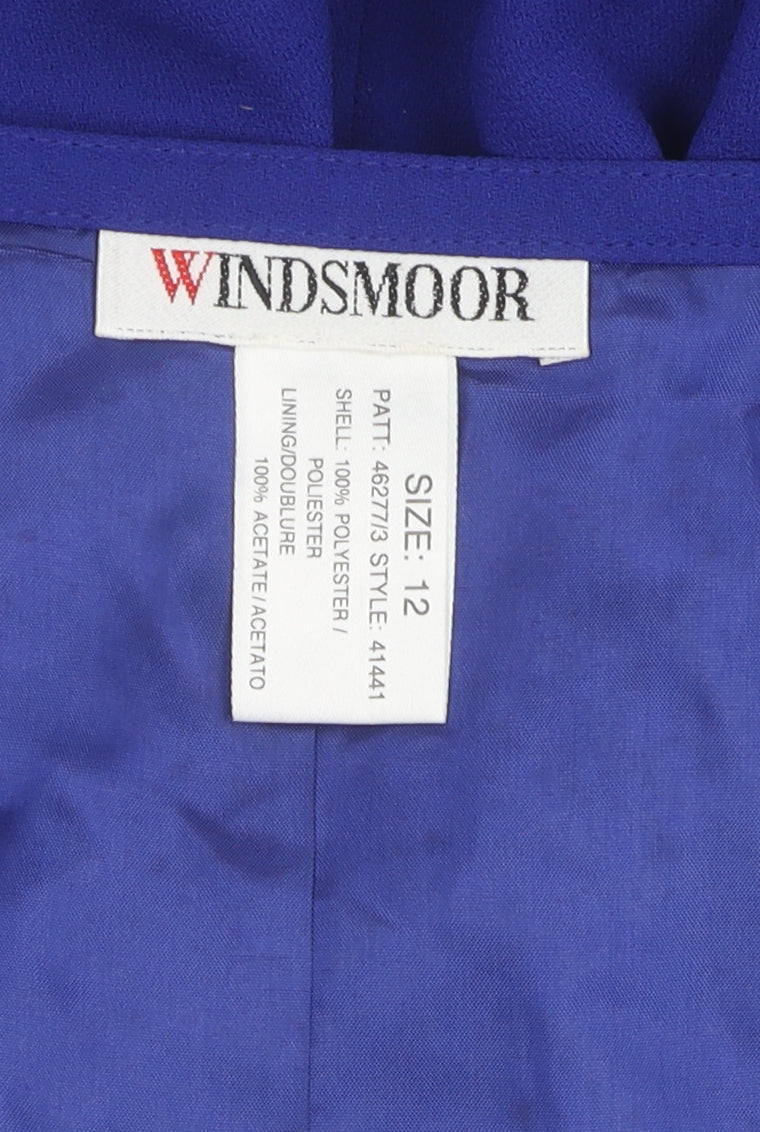 Windsmoor Women's Blue Straight Skirt Size 12