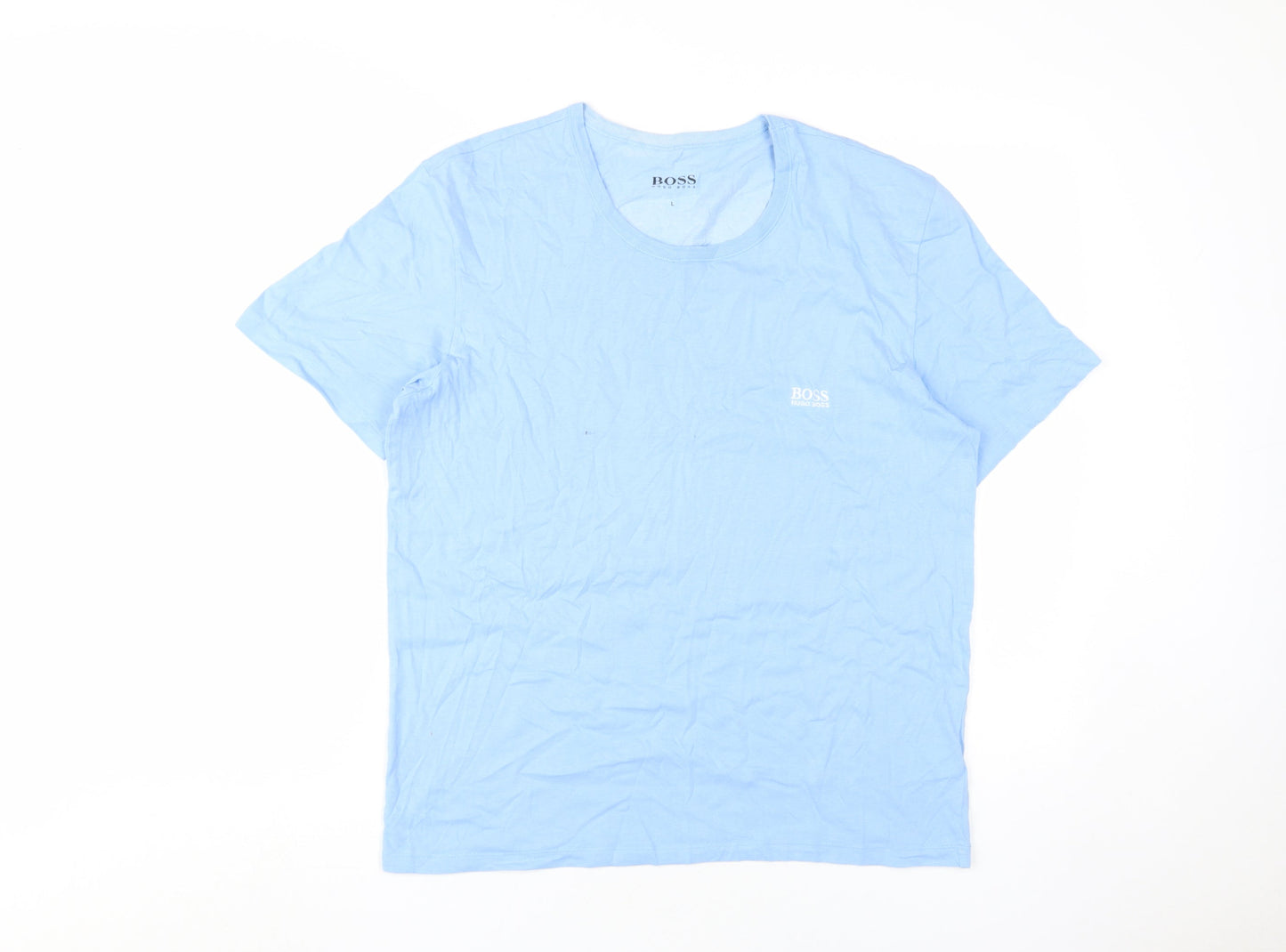 Hugo Boss Men’s Blue Crew Neck T-Shirt L