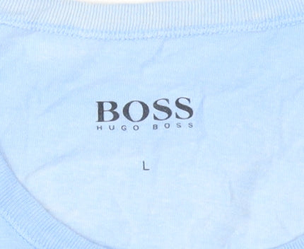 Hugo Boss Men’s Blue Crew Neck T-Shirt L