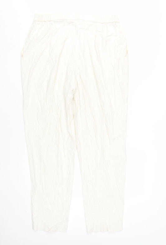 Marks and Spencer Women's Ivory Dress Pants Size 18