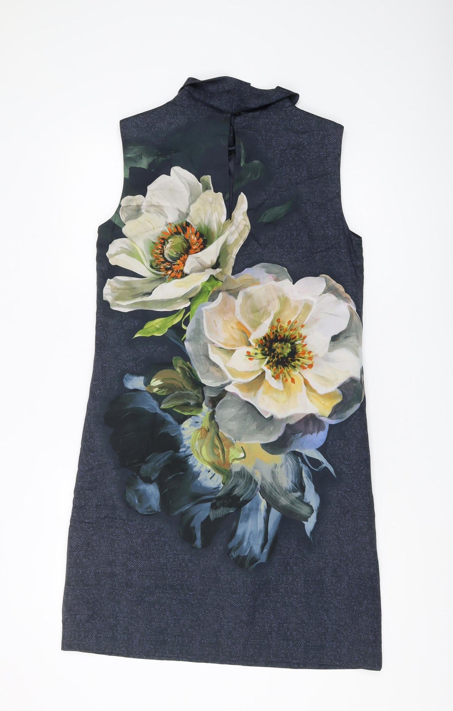 Hobbs Women's Multicoloured Floral Sheath Dress Size 10