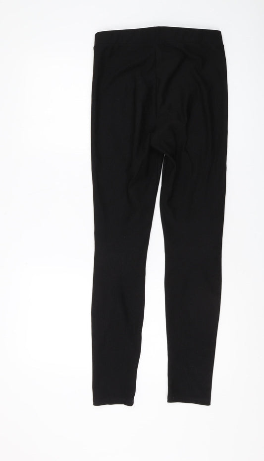 H&M Women's Black Skinny Jegging Trousers - Size S