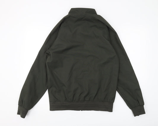 Burton Menswear Men's Green Bomber Jacket S Lightweight