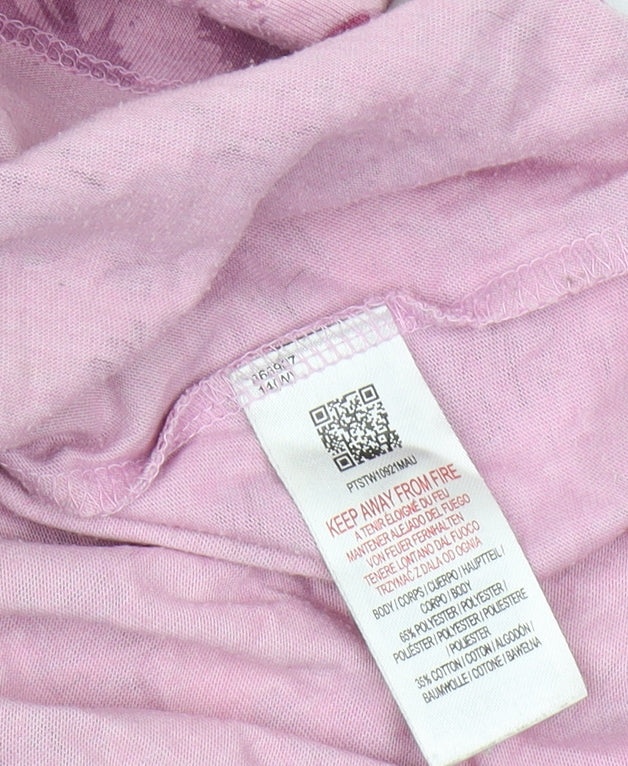 Peter Storm Women's Pink Floral T-Shirt Size 14