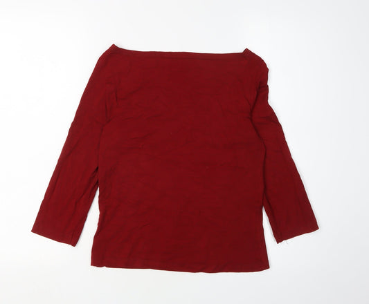 French Connection Women's Red Basic Blouse S