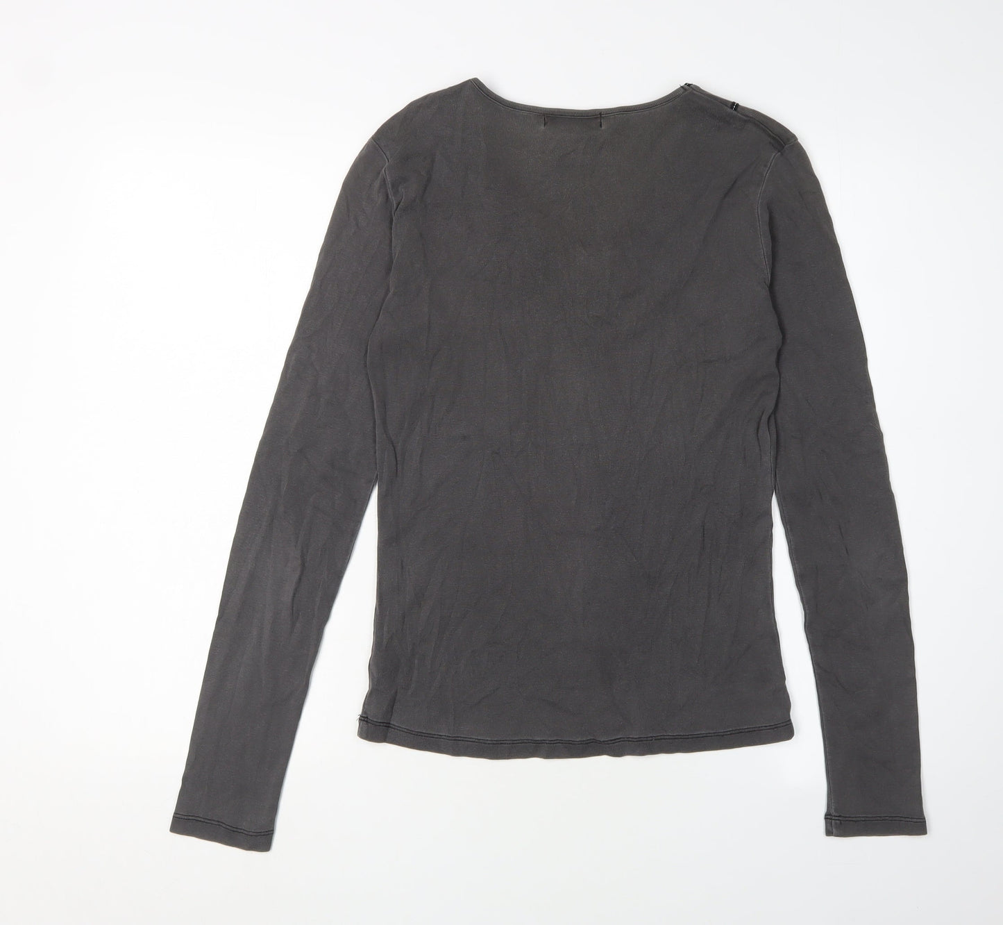 Long Tall Sally Women's Black V-Neck Top Size 10