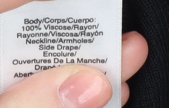 DKNY Women's Blue Sleeveless Blouse Size S