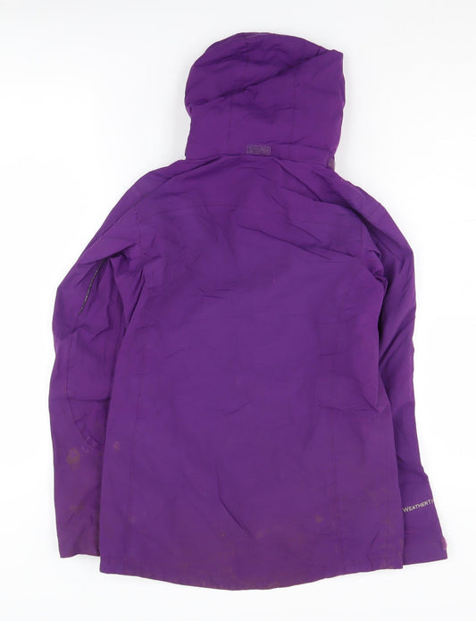 Karrimor Unisex Kids Purple Waterproof Parka Coat 11-12 Years