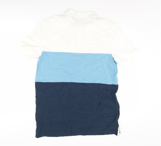 Nike Men's Multicoloured Polo Shirt M Colourblock