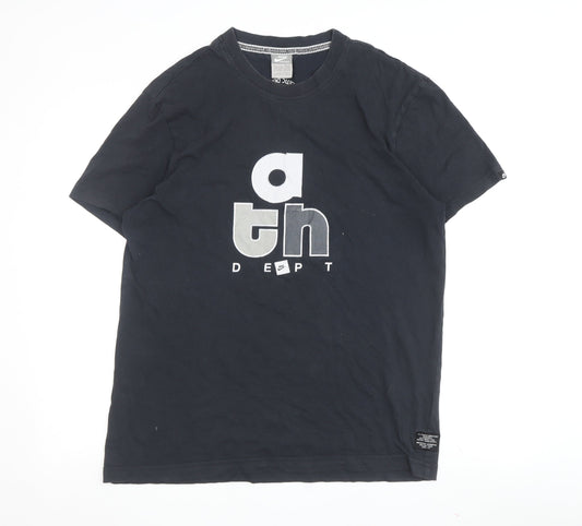 Mens UK Size L Nike Black Cotton T-Shirt