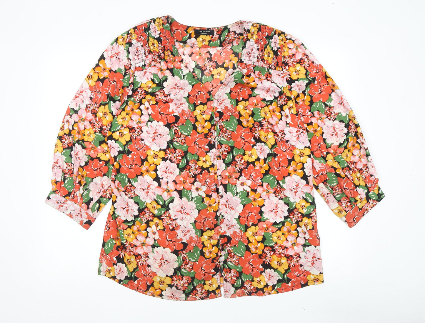 JD Williams Women's Floral Blouse Size 12