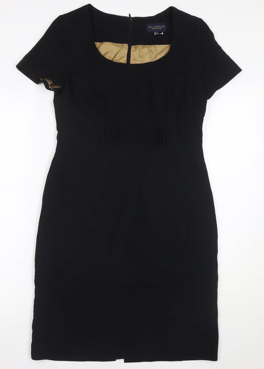 Paul Costelloe Women's Black Sheath Dress Size 12