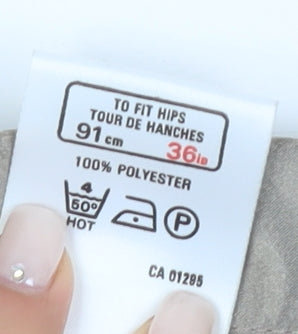 St Michael Beige Women's Skirt Size 12 Knee Length