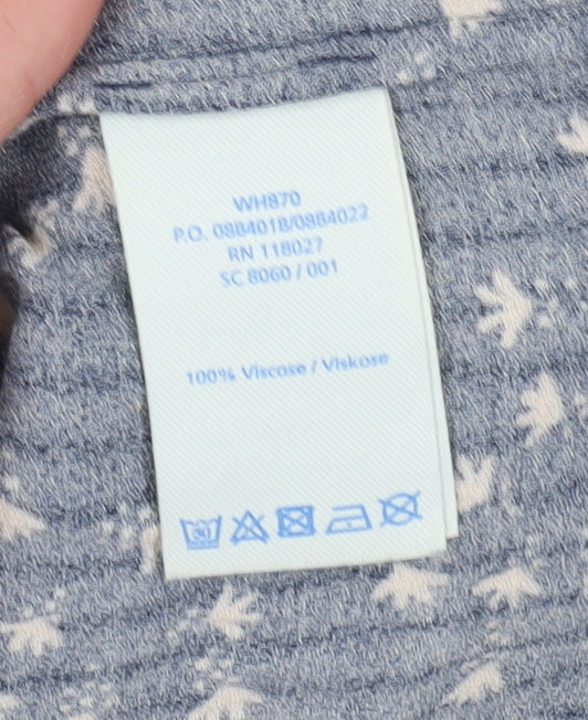 Boden Women Blue Floral Sheath Dress Size 10