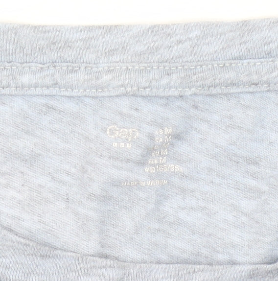 GAP Women's Grey Crew Neck T-Shirt Medium
