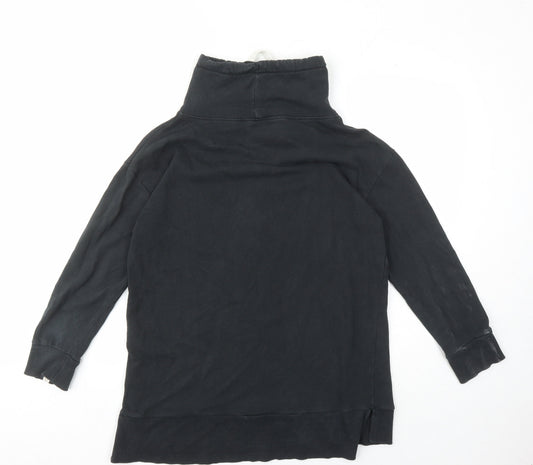 John Lewis Men's Black Pullover Cotton Hoodie S