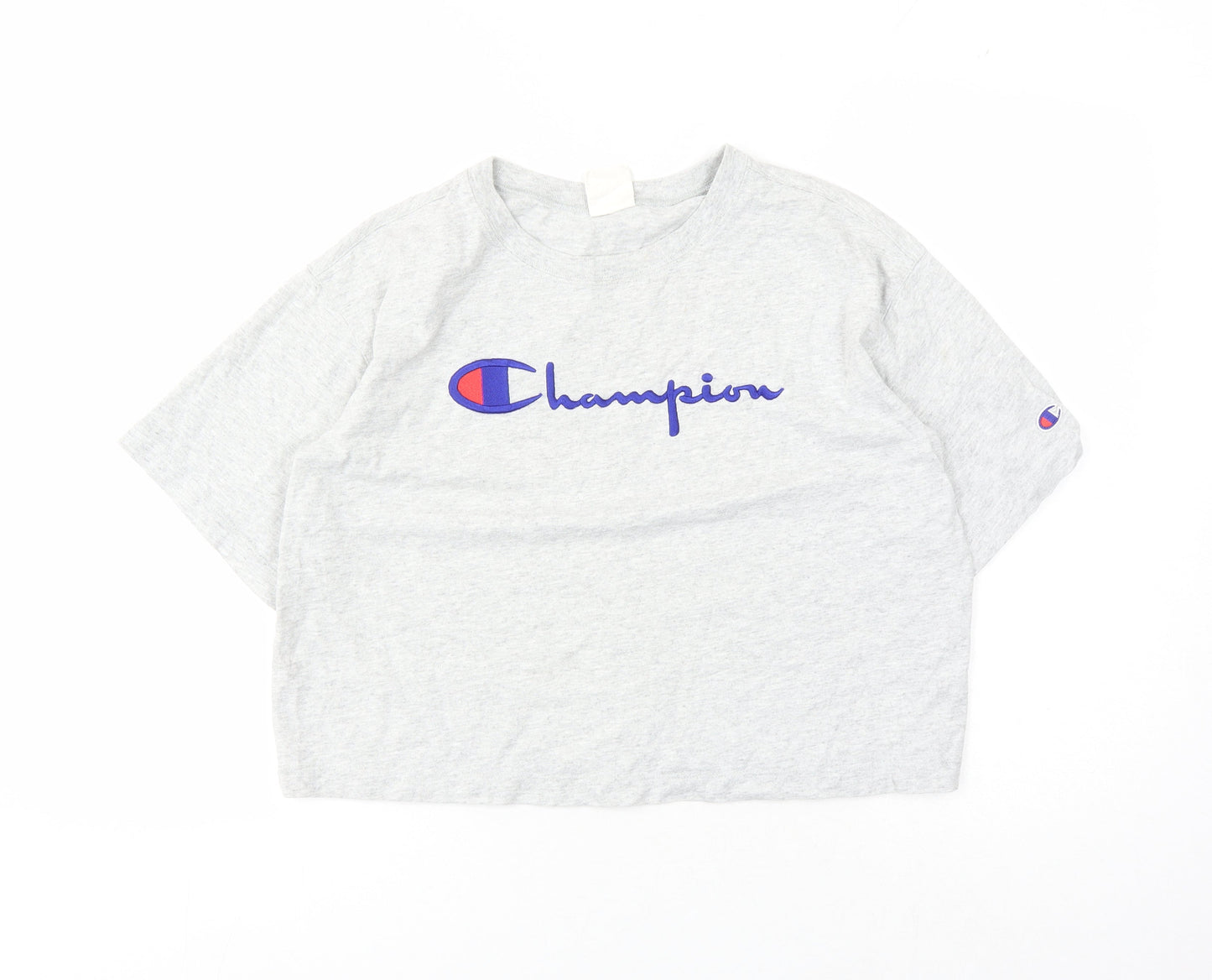 Champion Grey Unisex XS Short Sleeve T-Shirt